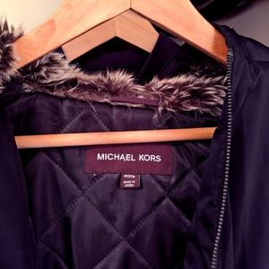 MICHAEL KORS MENS Faux Fur-Trim Parka